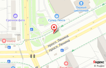 Закусочная на проспекте Ленина, 116/2 на карте