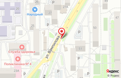 Флэш в Свердловском округе на карте