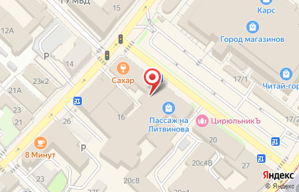 Магазин женской одежды, ИП Сидоренко Т.И. на карте