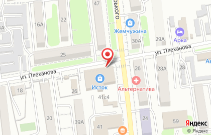 Магазин трикотажной одежды на улице Горького на карте