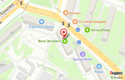 Азалина на карте