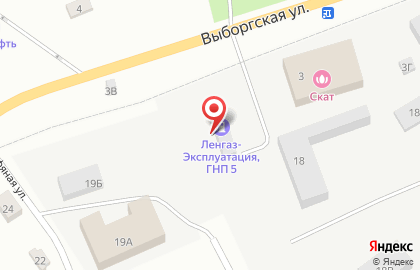 Компания газоснабжения Ленгаз-Эксплуатация на Выборгской набережной на карте