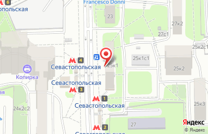 Московское бюро ремонта на Азовской улице на карте
