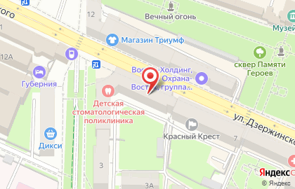 ДАМСКОЕ СЧАСТЬЕ на улице Дзержинского на карте