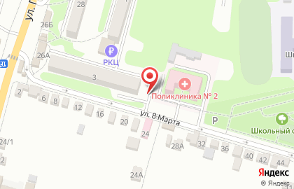 Магазин Семь печей на улице 8 Марта на карте
