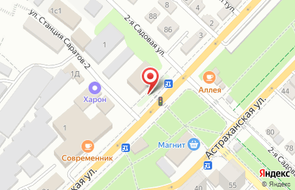 Мебельный магазин Кабинет на Астраханской улице на карте