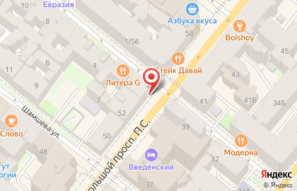 Студия Smile ROOM на Петроградской на карте