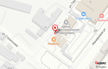 Ресторан Вечер в Железнодорожном районе на карте