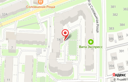 Микрорайон Соловьиная роща, ЗАО Ваш дом на улице Генерала Паскевича на карте