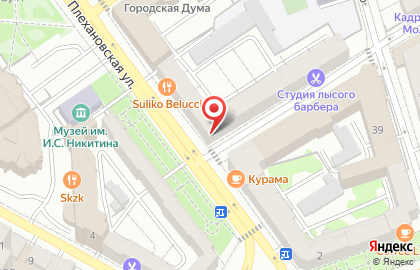 Магазин в Воронеже на карте