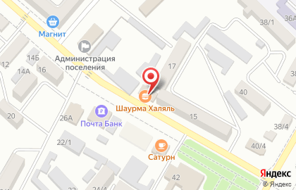 Халяль-кафе на улице Чкалова на карте