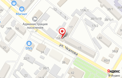 Халяль-кафе на улице Чкалова на карте