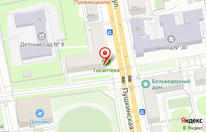 Медицинская лаборатория LIST LAB на Пушкинской улице на карте