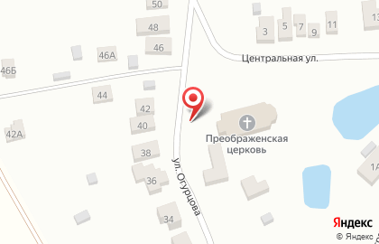 Церковь Преображения Господня в Добрынском на карте