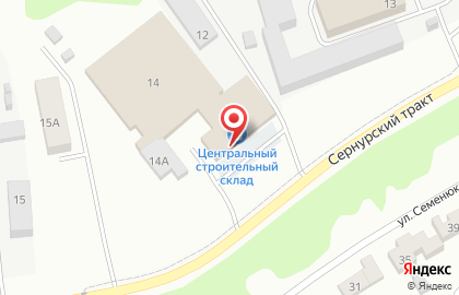 Центральный строительный рынок на карте