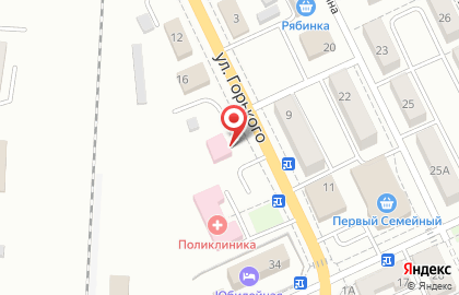 Стоматологический комплекс Жемчуг на улице Горького на карте