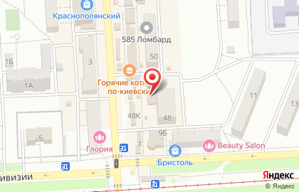 Каспий на Краснополянской улице на карте