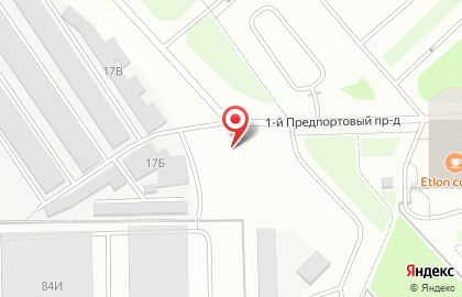 Шиномонтажная мастерская на ул. Костюшко, 17в на карте