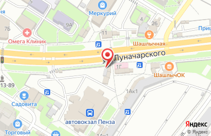 Камнеобрабатывающая мастерская Символ памяти на улице Луначарского на карте