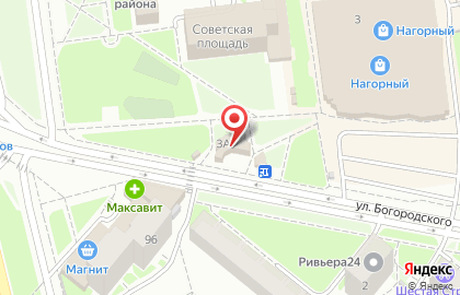 Киоск по продаже печатной продукции на улице Советская на карте