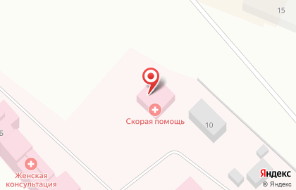 Станция скорой медицинской помощи на улице Щорса на карте