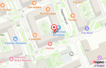Служба доставки суши и роллов wsushi.ru на карте