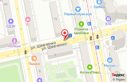 AML-service на улице Шевченко на карте