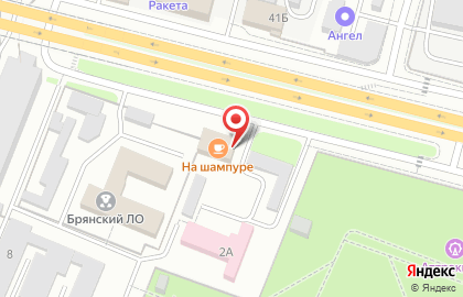 Продуктовый магазин в Брянске на карте