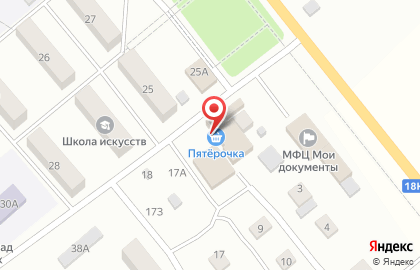 Универсам Пятёрочка на карте