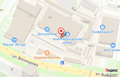 Салон штор в Чебоксарах на карте