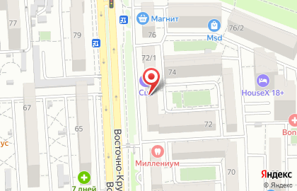 Магазин спортивного питания без добавок MisterProt на Восточно-Кругликовской улице на карте