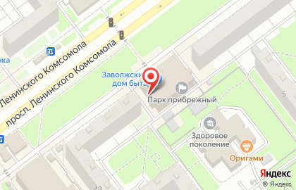 Рекламное агентство Фристайл на проспекте Ленинского Комсомола на карте