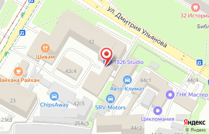 Школа танцев Feelings Pole Studio на улице Дмитрия Ульянова на карте
