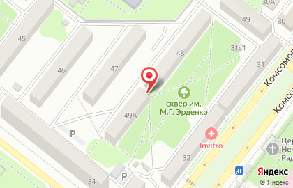 Парикмахерская Таис в Интернациональном микрорайоне на карте