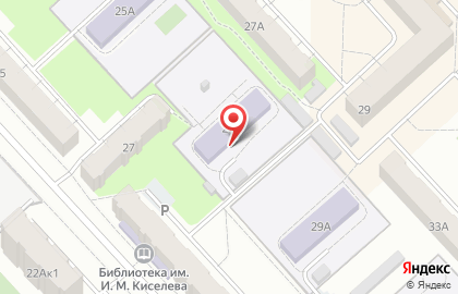 Детский сад №197 комбинированного вида на улице Веры Волошиной на карте