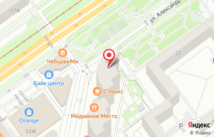 Магазин у дома Бристоль на улице Александрова на карте