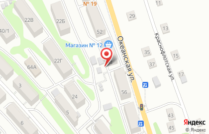 Магазин Фруктовый рай в Петропавловске-Камчатском на карте