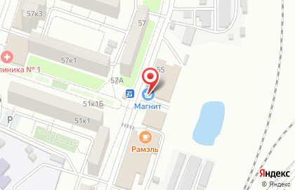 Магазин Магнит Косметик в Астрахани на карте