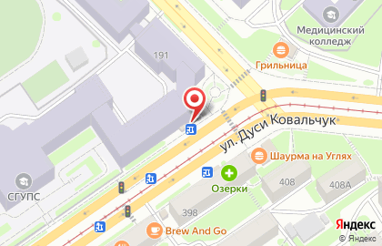 Хлебный киоск Хлебная столица на улице Дуси Ковальчук на карте