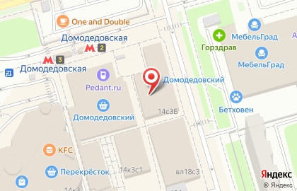 Магазин мясной продукции Первая свежесть в Южном Орехово-Борисово на карте