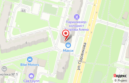 Магазин косметики для волос Интерстиль-косметик на карте
