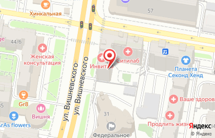 Салон нижнего белья Харита на улице Вишневского на карте
