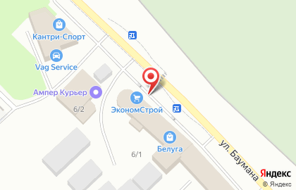 Магазин отделочных и строительных материалов ЭкономСтрой на улице Баумана на карте