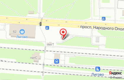 Продуктовый магазин в Санкт-Петербурге на карте