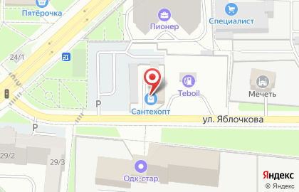 Оптово-розничный магазин Сантехопт в Свердловском районе на карте