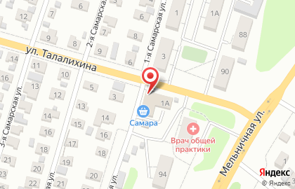Инмарко на улице Талалихина на карте