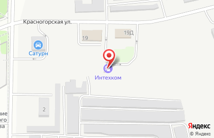 Интехком на Красногорской улице на карте