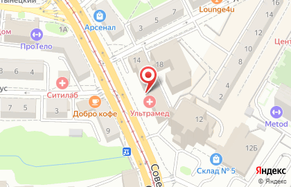 Юридическая фирма на Советском проспекте на карте