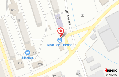 Супермаркет Красное & Белое в Екатеринбурге на карте