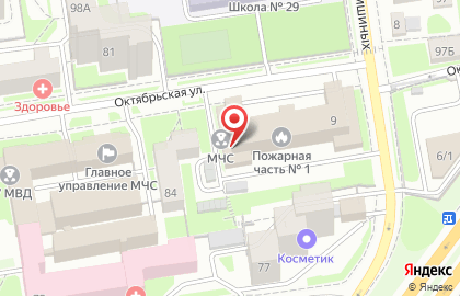 Музей пожарной-спасательной службы Новосибирской области на карте